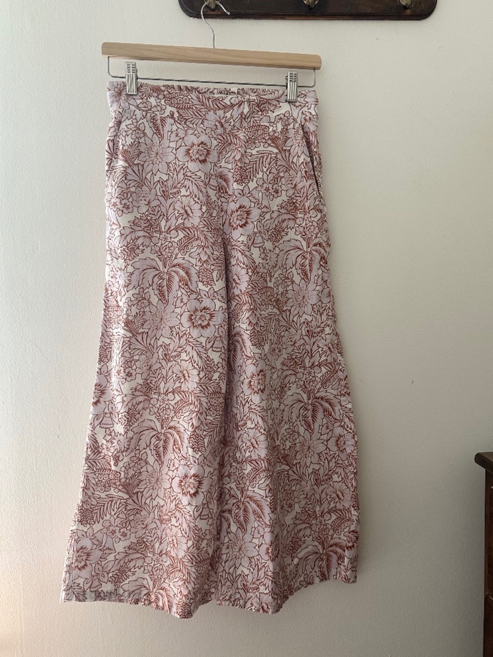 100% Linen, Flowy Wide Leg Pants